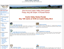 Tablet Screenshot of castrovalleypage.com